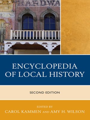 cover image of Encyclopedia of Local History